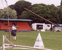 Tossing the Caber