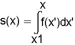 definite integral of f(x)