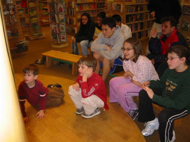 Crafts and Story Time at Barnes and Nobles in Morris Plains