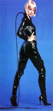 Sharon Stone Catwoman with the bullwhip