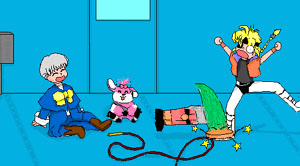 Bart getting hammered by Emeralda