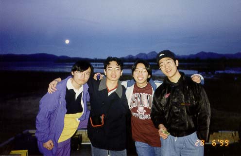 from left: Shao Kwan,Chin Yong, Jer Min and me