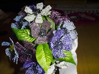 My keepsake beaded flower bouquet