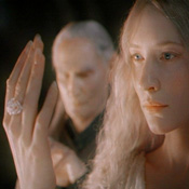 Galadriel when presented with Nenya