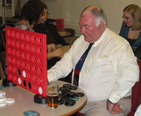 Connect four - had some devout advocates who blame their offspring for a passionate approach to a simple parlour game