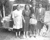 Aunt Norah, Nonie,Ted Cotter,Mai,Pat Commerford and Kahleen McEnery