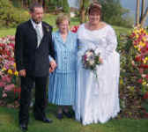 16-08-2000      Wedding photo of Michael and Nora Woulfe (Heenan) taken at Killaloe Co. Clare. Margaret Woulfe is in the centre