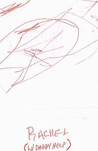 Rachel's Drawing and Signature