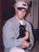 Dave and a cat