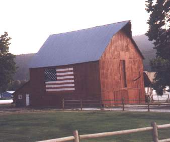 Red Barn in Plain Washington