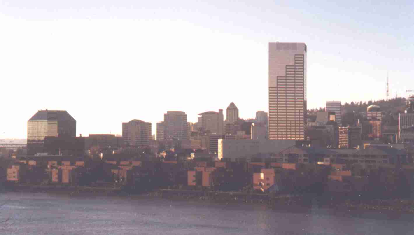 Portland in the morning