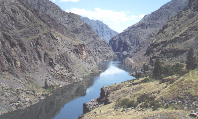 Snake River by Hell's Canyon Dam