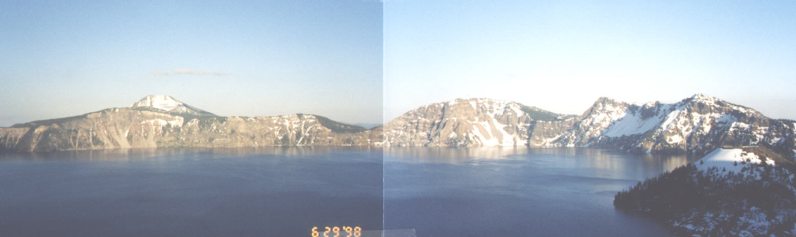 Crater Lake looking Soouth