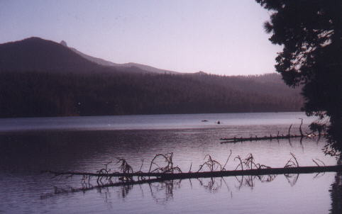 Suttle Lake on  clear fall day