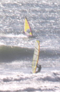 Windsurfing near Gold city