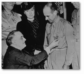 TFDR gives Lt. Col. James Doolittle the Congressional Medal of Honor