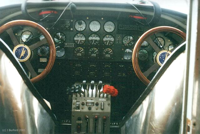 Fokker F.VIIb-3m 'Southern Cross' replica - cockpit