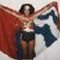Vicki spreads her cape for you!