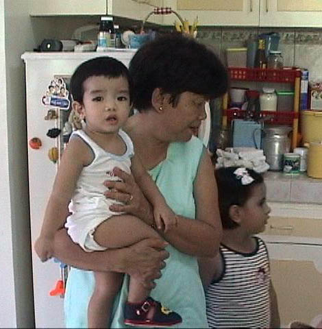 Manang Amy and her beloved apo