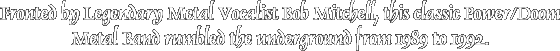 Classic Power/Doom Metal Band