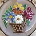 Flower basket intaglio