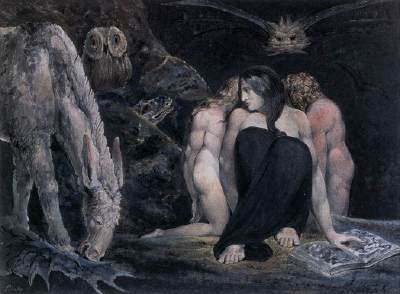 William Blake's 'Hecate, or the Three Fates'