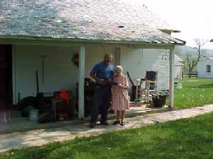 Emmie gave her cousin Abner Junior an antique wood working tool