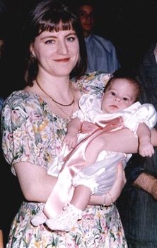 my daughter's baptism - 1992