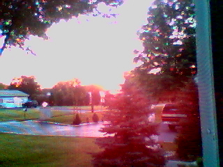 the first sunrise i've seen in a long time