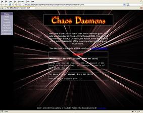 Chaos Daemons Homepage