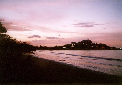 Flamingo desde la playa opuesta