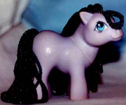 Baby Ember with beaded mane front
