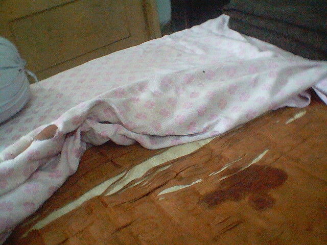click on the blood stains 
and you will be taken to a page 
explaining what happened that night