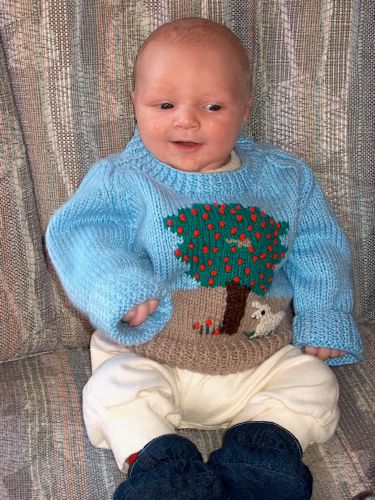 Dig my sweater!