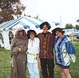 Brother Michael, Lady Drakkun, Sir Gary, & Jester Dana at The Great Western War!