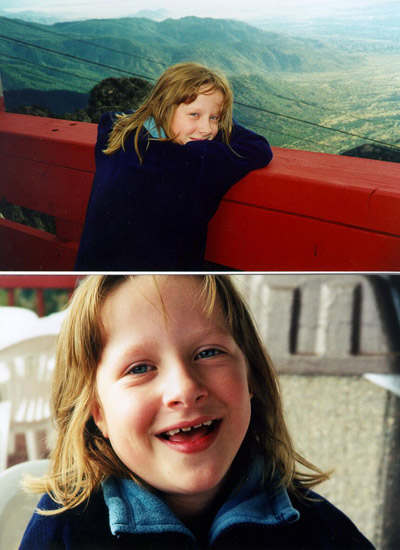The most beautiful little girl I've ever seen, Freya.