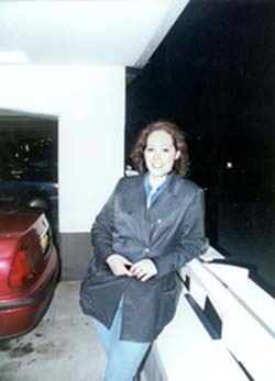 Kate in the car park near Birmingham City Centre