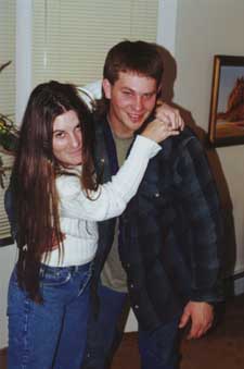 Chris fends off yet another hot babe...