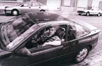 Eddie in my Eagle Talon.&nbsp; R.I.P. poor Talon...
