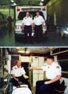Lifesavers?&nbsp; Round, but no hole in the middle!&nbsp; Dad and Adam do the father&son EMT thing.