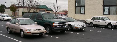 My car and some other cars
