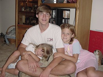 Nathan and the girls!