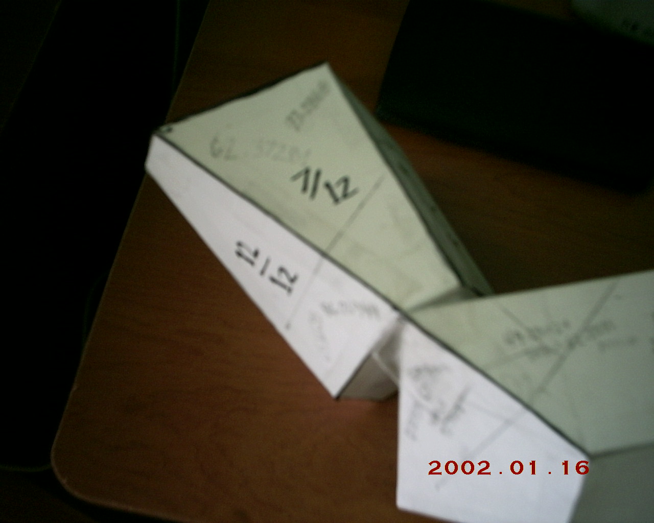 Hip Rafter Foot : Line of Intercept between planes of compound angles for SQUARE CUT FASCIA