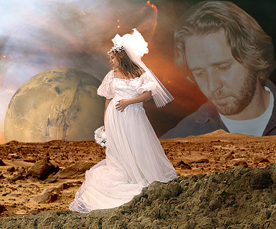 Frightened and alone, the child bride awaited her fate.