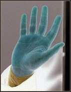 Crowe's left hand