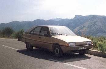 der BX in Süditalien bei Scalea