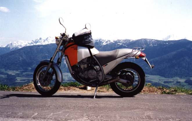 meine Moto in den Alpen (Südtirol/Dolomiten)