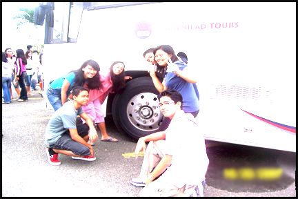 picture with the tire