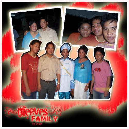 our family: veil.mama.karl.papa.pat