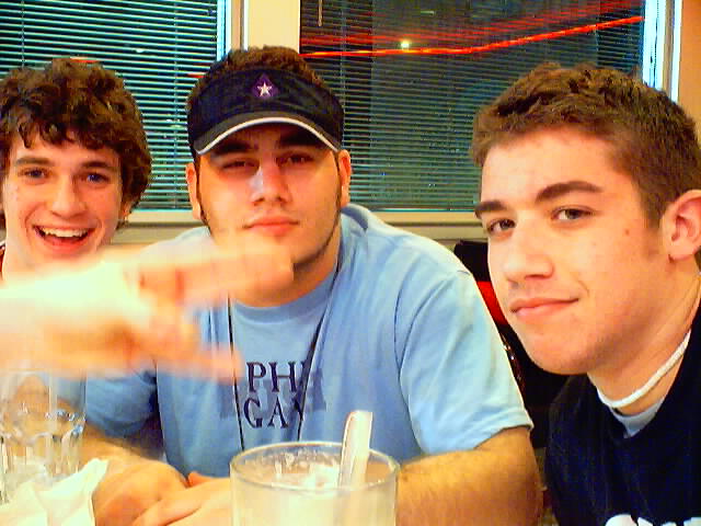 What is this, third grade? kids sticking their hand in front of the lens